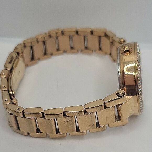 Michael Kors MK6352 Women's Stainless Steel Analog Gold Dial Quartz Watch BC627 - Picture 9 of 10